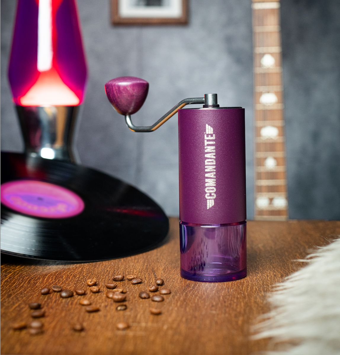 NEW * Deep Purple BB Style Comandante C40 Coffee Grinder  Caffe Fantastico